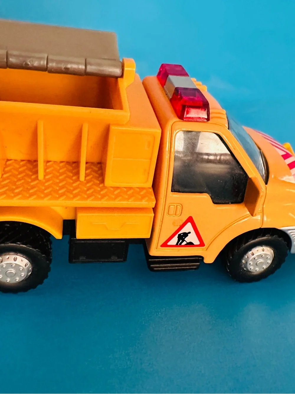 Lil Truckers City Snow Plow & Spreader Die Cast Truck Lil Road Marks Toy 4.75”
